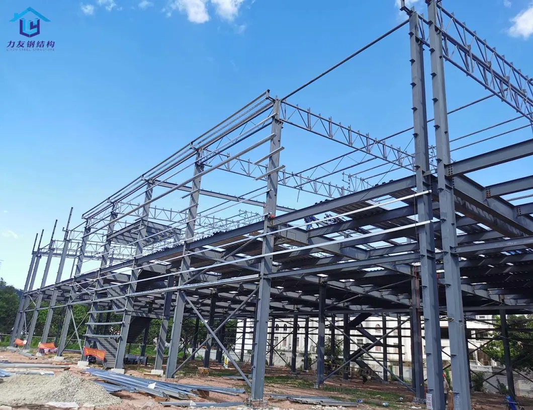 Prefabricated Steel Structure Warehouse Outdoor Sports Pre-Engineered Metal Architecture Buildings Prefab Steel Structure Storage Workshop Building